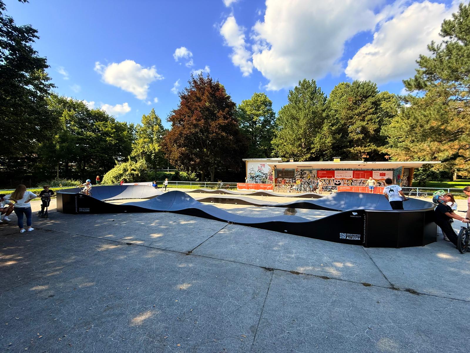 Modular Pumptrack in Hanau